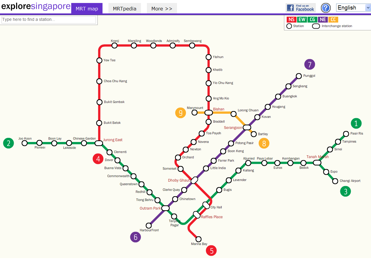 Introducing the Explore Singapore MRT map « | Blog | ExploreMetro ...