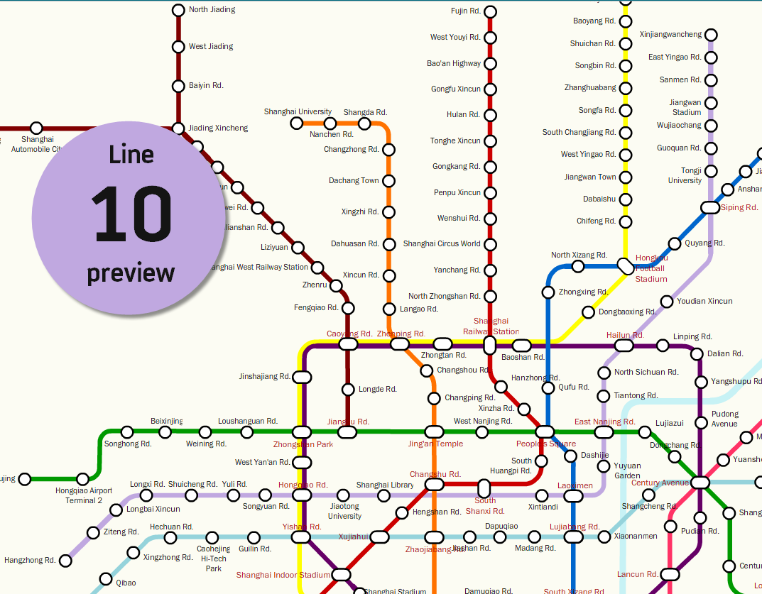 10 Facts About Shanghai Metro Line 10 And A Map The Explore Blog